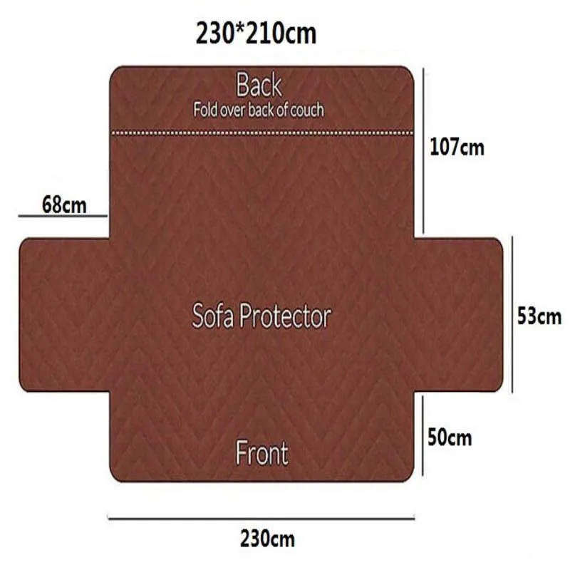 Водонепроницаемый для диванов съемный собака Детские коврик кресло, мебель протектор моющиеся подлокотник диван чехлов 1/2/3 сиденье