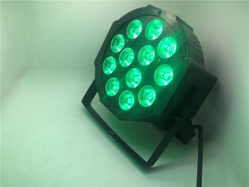 CREE RGBWA UV 12x18 Вт светодиодный плоский светильник SlimPar Quad Luce 6в1 светодиодный DJ сценический светильник dmx luce della lampada 6/10 channes