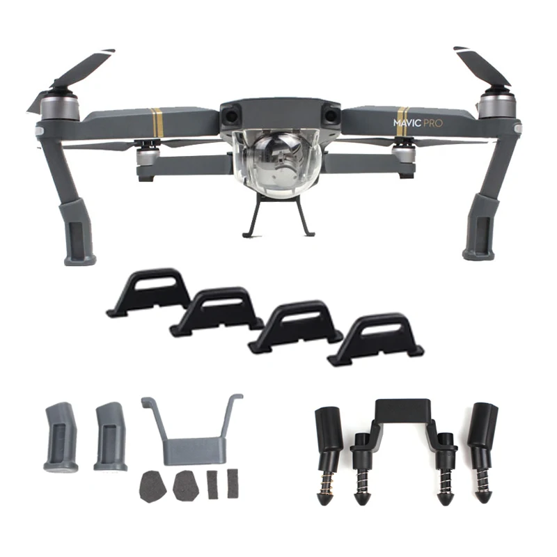 Посадочный Противоскользящий защитный коврик для ног DJI Mavic Pro шасси Дрон шасси амортизатор стабилизатор Mavic Защита ног Pad