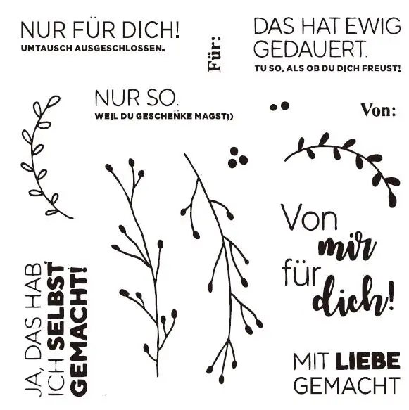 

German Transparent Clear Stamp for DIY scrapbooking/Card Making C413