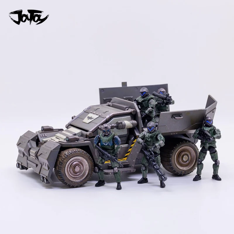 1/25 JOYTOY mecha RHINOCEROS Скаут автомобиль и UNSC девятый Легион солдат фигурка