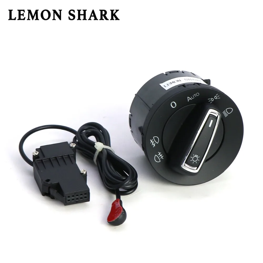 

LEMON SHARK Auto Light Sensor With Headlight Switch car head light control switch for VW Golf 7 MK7 MKVII Polo 6C 5GG 941 431 D