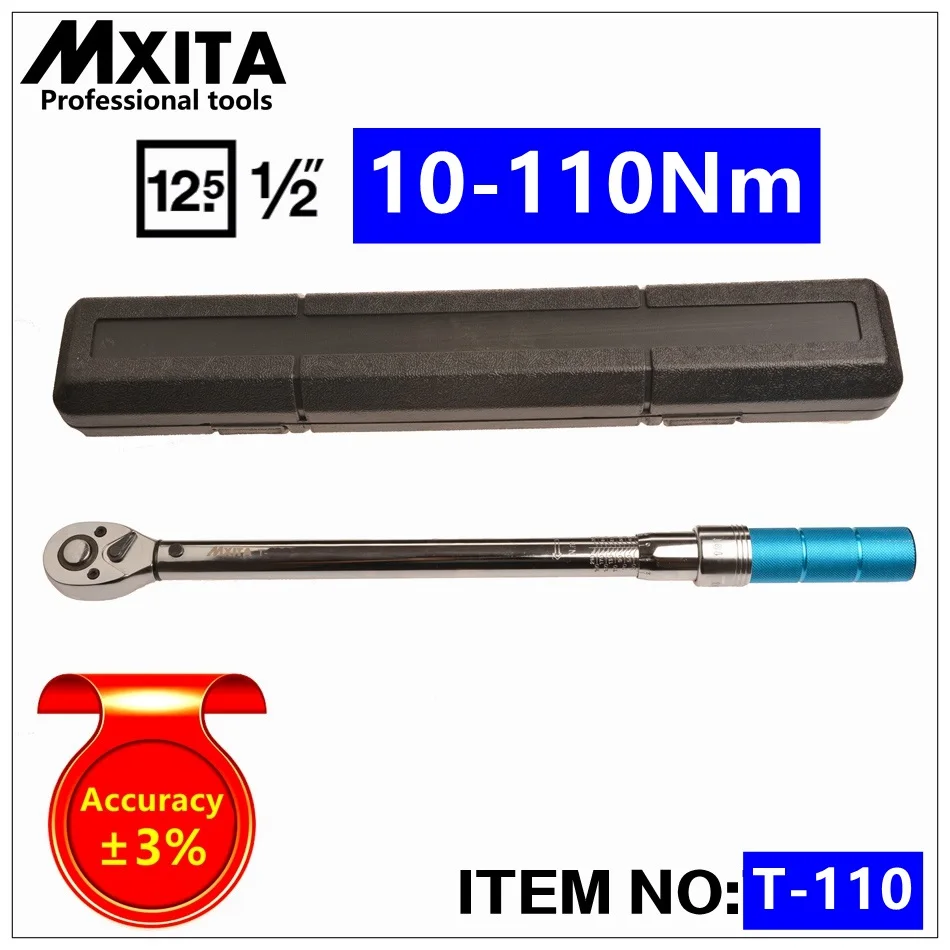 MXITA ручной инструмент 1/2 "10-110N Professional Torque гаечный ключ велосипед ремонт инструмент крутящий момент гаечный ключ