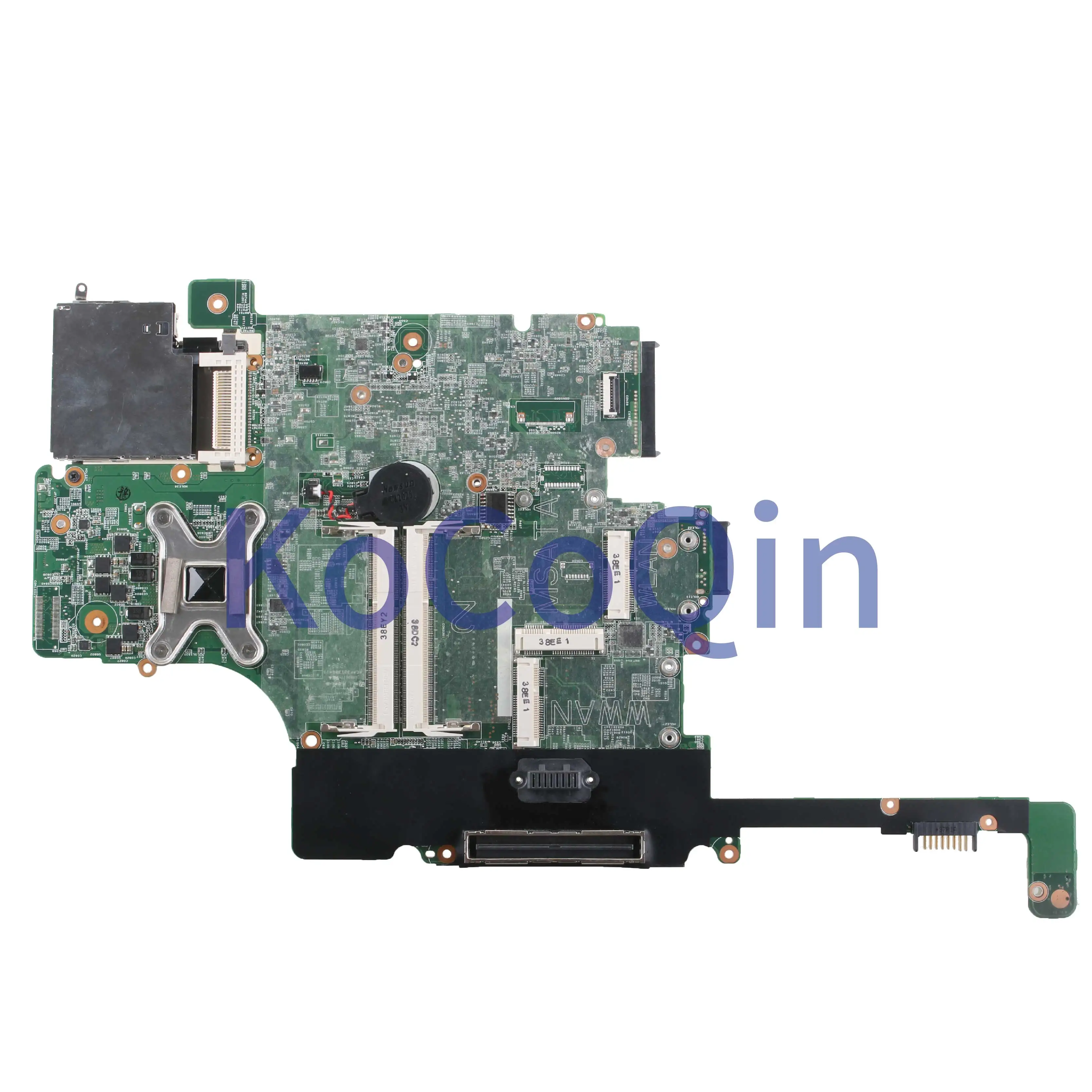 Placa-mãe do Portátil de Kocoqin para hp Elitebook Slot Núcleo Slj8a Mainboard 690643-001 690643-601 695956-001 010176600 8570 w 4 Ram - Imagem 3
