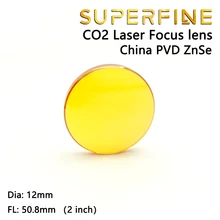 Высокое качество Китай Znse фокус объектива Dia. 12 мм FL 50,8 мм для CO2 лазерной резки и гравировки