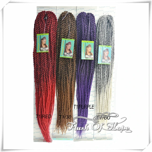 Masterpiece Senegal Afro Kinky Twist Ombre Crochet Marley Braid ...