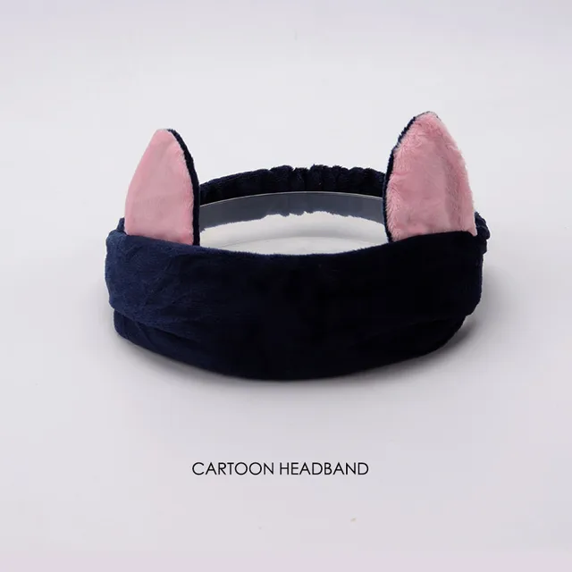 58 Styles Hair Bands for Women and Girls Makeup Mask Stretch Hair Band Cat Rabbit Ears Headdress Cartoon Hair Accessories A185-46