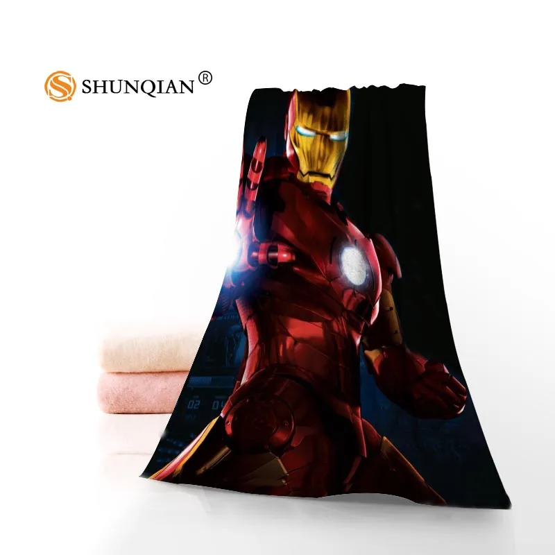Горячие Пользовательские Marvel Герой полотенце с мстителем печатных хлопок лицо/банные полотенца из микрофибры Ткань для детей Мужчины Женщины полотенце для душа s A7.24-1 - Цвет: 6