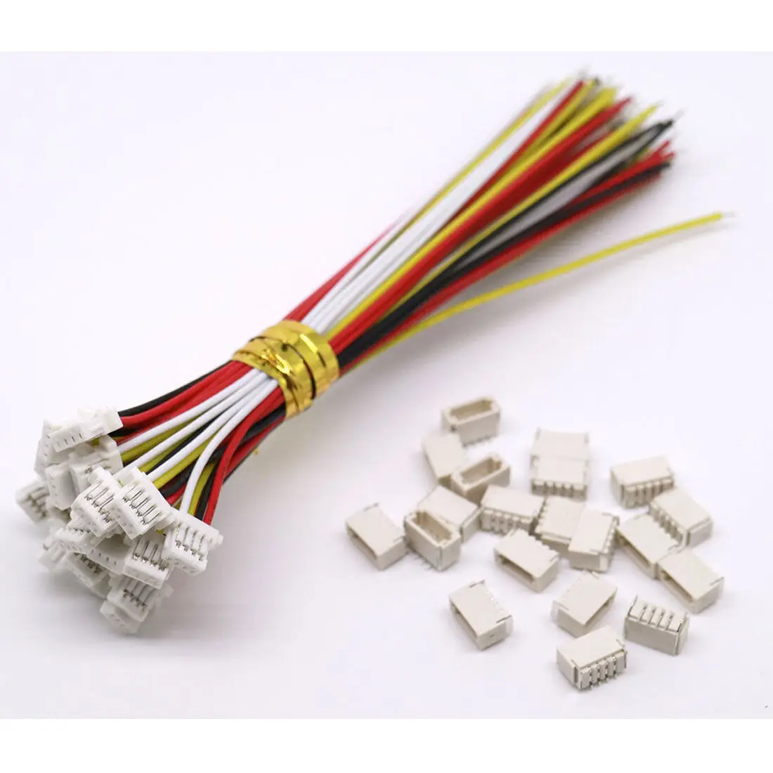 

20SETS Mini Micro SH 1.0 JST 4-Pin Connector plug Male with 100MM cable & female
