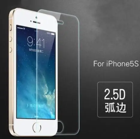 Для iphone SE 9H 2.5D 0 26 мм закаленное стекло для iPhone 5SE защита экрана прозрачная