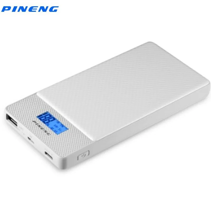 PINENG портативное зарядное устройство 10000 мАч QC 3 0 быстрое двойной выход Type C Micro USB