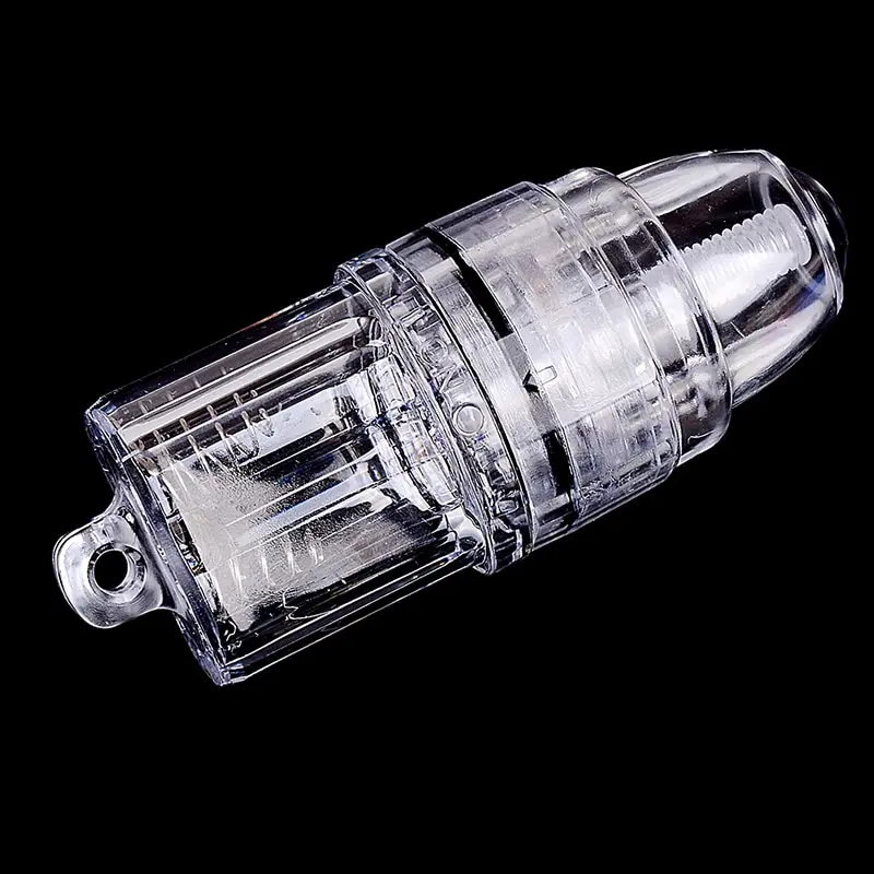 Светодиодный мини-светильник для подводной рыбалки с глубокими каплями, приманка для кальмаров, мигающая лампа, 4 цвета, рыболовный светильник, высокое качество - Цвет: Белый