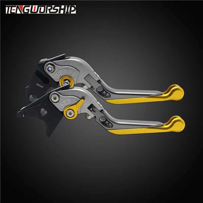 

Teng Worship For SUZUKI DL1000/V-STROM DL 1000 2002-2016 CNC Motorcycle Folding Extendable Brake Clutch Levers