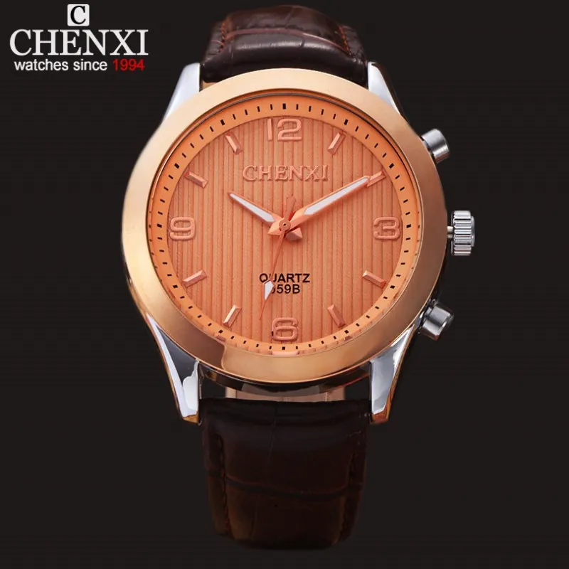 

NATATE Men CHENXI Quartz Business Watches Luxury Brand Male Clock Watch Casual Sports Waterproof Leather Strap wristwatch 1140
