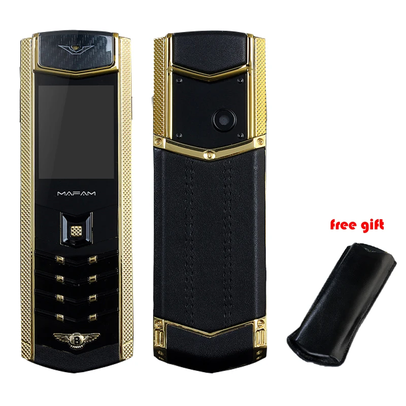 K9 Luxury Signature Senior Bar Mobile Phone Metal Leather