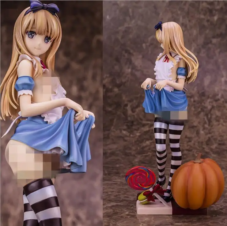 

25cm Alphamax Skytube Alice girl Japanese Anime Figures Sexy Adult Toys PVC Pre-Painted Action Figure Model Collection Toys