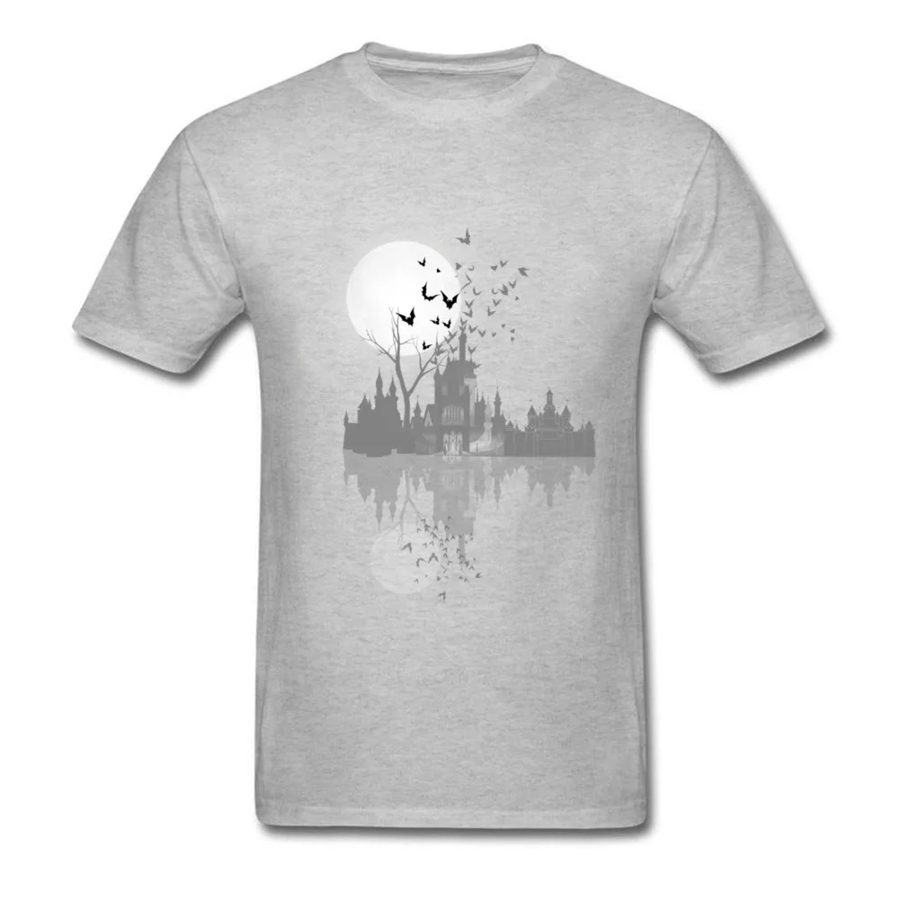Castle under the moon_grey