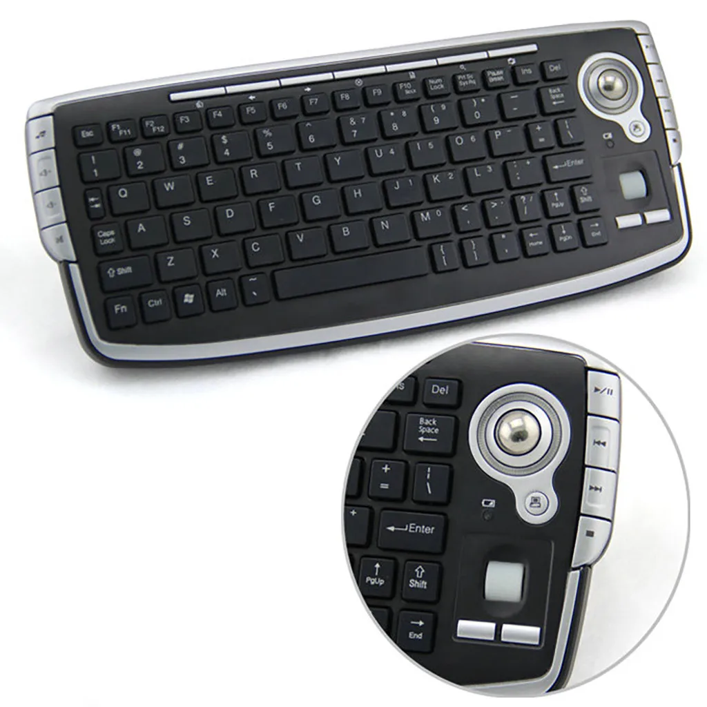2,4G Беспроводная клавиатура с трекбол с Fly Air mouse 2,4G Клавиатура с трекбол портативная многофункциональная клавиатура для ПК 502#3