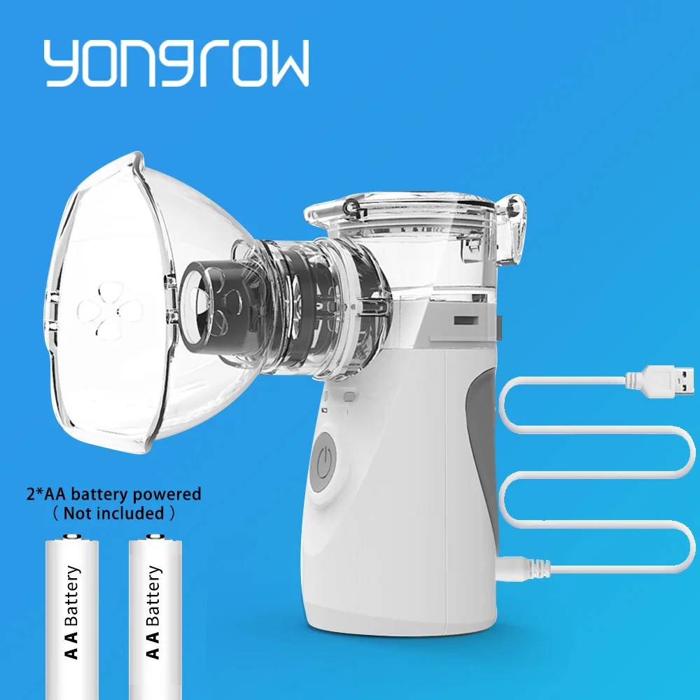 Yongrow أحدث الطبية البخاخات المحمولة الربو الاستنشاق رذاذ للأطفال الرعاية الصحية usb البسيطة رشاشة محمولة