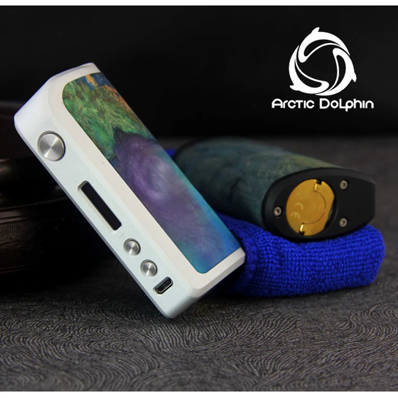 Оригинальный бокс-мод Arctic Dolphin Adonis 80 Вт контроль температуры OLED белый экран