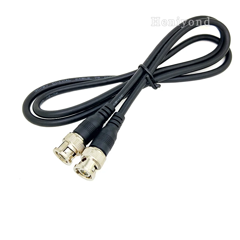 5pcs BNC Male Plug to BNC Male Plug Jumper Cable RG174 20cm Adapte CCTV Radio US