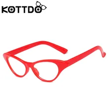 KOTTDO, Модные Винтажные оправа для очков в стиле кошачьи глаза, женские очки для чтения, оптические очки для унисекс, очки UV400
