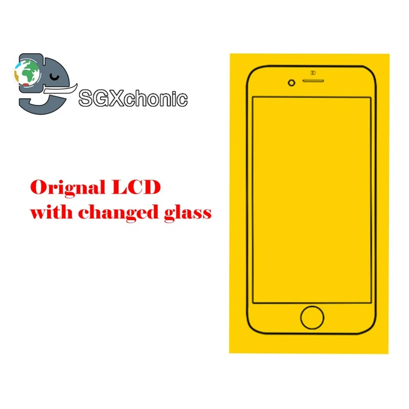 

Top Quality For iphone X Original LCD Glass Touch Screen With Changed Glass LCD Assembly Replacement Cold Frame