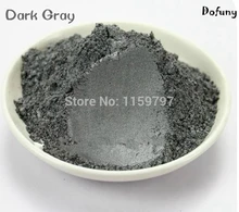 Dark grey color nail polish pigment, DIY eyeshadow makeup powder, Pearlescent powder,mica effect pigment,