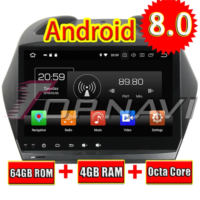 radio android For Hyundai IX35 2011
