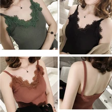 Inplusni Модные женские топы с бретелькой через шею, милые кружевные вязанные топики, летние короткие облегающие Женские топы с бретельками через шею