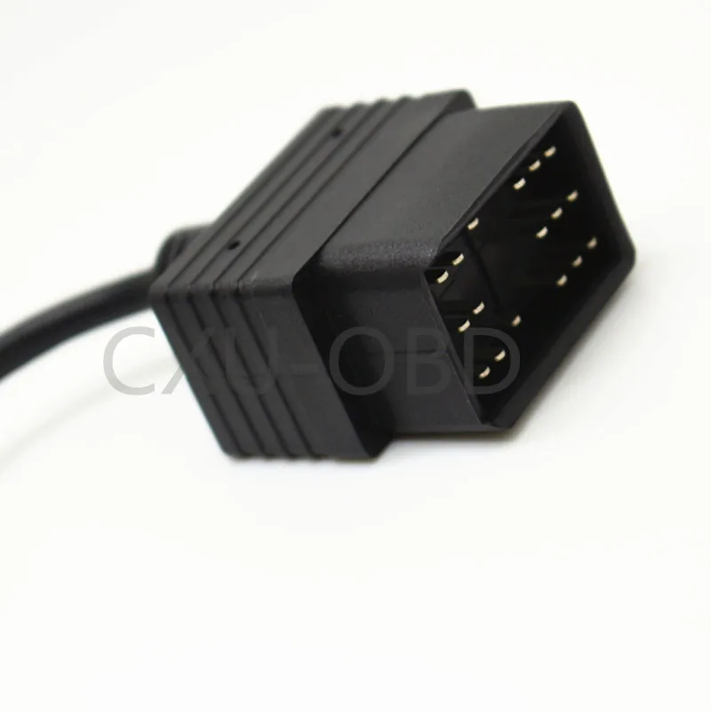 5 шт./лот OBD2 Удлинительный кабель для T oyota 17Pin к 16Pin Female OBD II DLC свинцовый