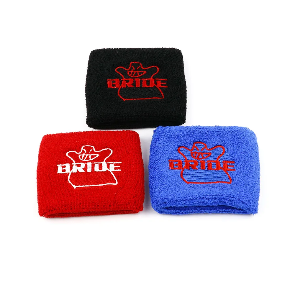 

Blue/Red/Black JDM Style Bride Reservoir Brake Clutch Oil Tank Cap Sock Car Styling