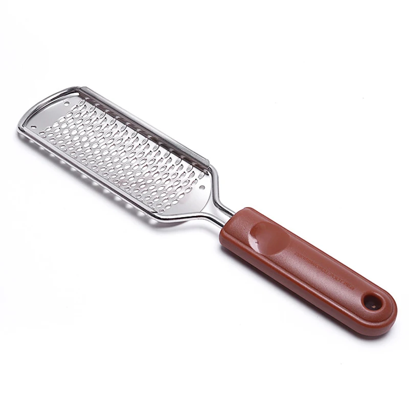 

304 Stainless Steel Foot Rasp Feet File Plastic Handle Lima Pies Pedicure Scrubber Tools Feet Grater