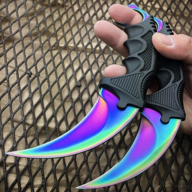 

Newest Knife Survival Knife Tactical Karambit Hunting Camping Edc Tools Stainless Steel Self-Defense Fixed Blade Knives