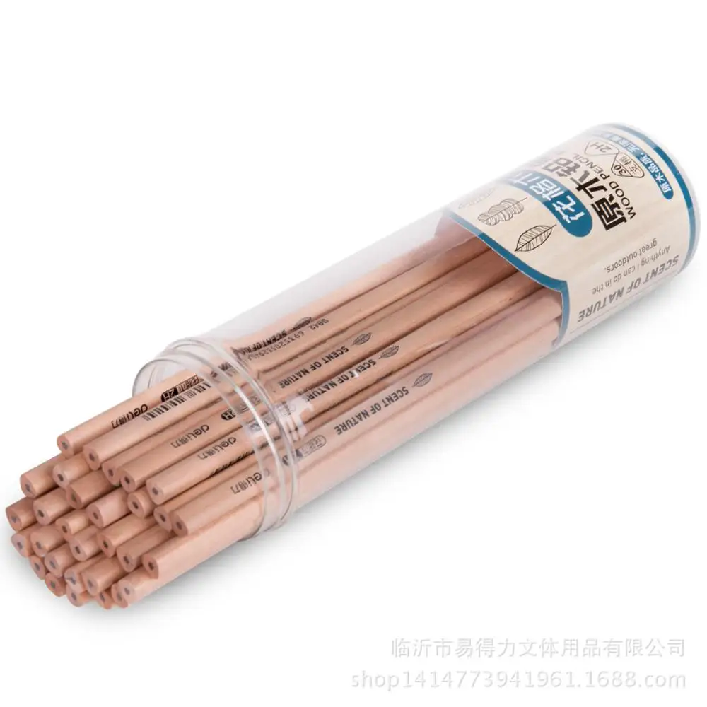 1pcs New Product HB Pencil Raw Wood 2H Pupil Trigonometric Pencil 2B 