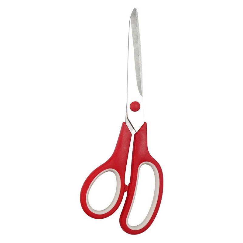 Портновские ножницы для ткани, многофункциональные ножницы из нержавеющей стали для резки, швейные ножницы, бытовые офисные принадлежности, инструменты для шитья - Цвет: Red