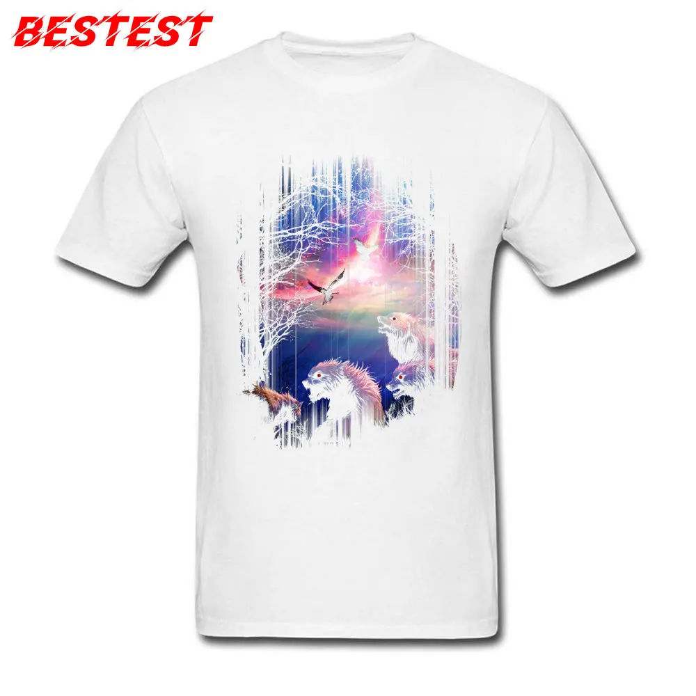 Howling Session V.II T Shirts for Men Custom April FOOL DAY T Shirt Short Sleeve Hot Sale Tops & Tees Round Collar Pure Cotton Howling Session V.II white