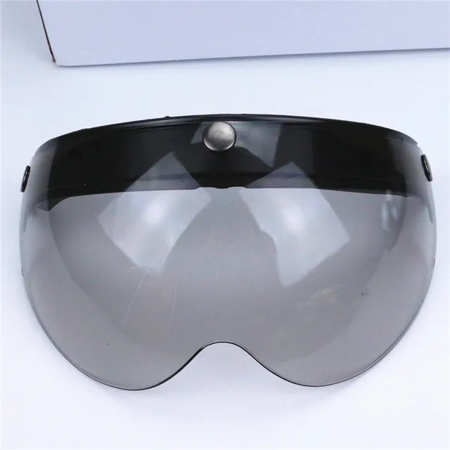 extra W shape Helmet Glass Open Face helmet Windshield Harley helmet