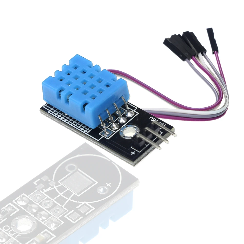 DHT11 модуль датчика температуры относительной влажности с кабелем для arduino Diy Kit DHT11 модуль датчика температуры относительной влажности с кабелем для arduino Diy Kit