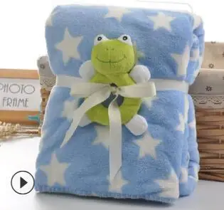 75*100 см детское одеяло уплотненное Двухслойное Коралловое Флисовое одеяло для младенцев Пеленальный конверт для коляски Обертывание Для