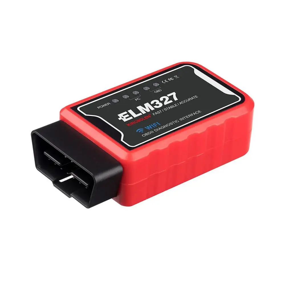 Obd Ii elm327 Wifi Автомобильный диагностический инструмент для диагностики неисправностей Android для системы Apple Pic25K80 Чип цветной ЖК-экран