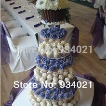 7 ярусов круглый акриловый Кекс Свадебный торт стенд Свадебные украшения