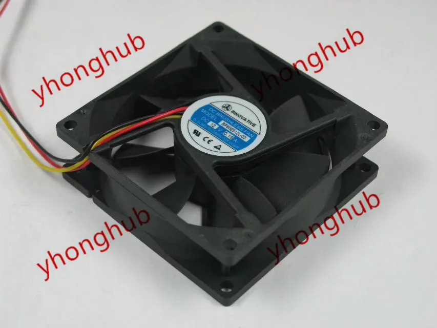 Инновационный BP802512L 03 DC 12V 0.15A 80x80x25 мм Сервер вентилятор охлаждения|square fan|server fandc fan