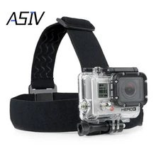 Go Pro Adjustable Head Strap Headstrap Belt Mount Anti-slide monopod For Gopro Hero 3 3+ 4 sj4000 Cameras Accessories