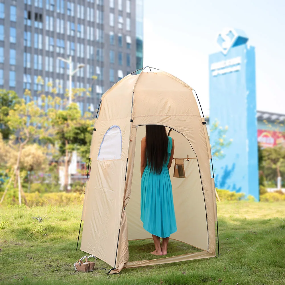 TOMSHOO портативная наружная душевая палатка-туалет для переодевания примерочная палатка укрытие Кемпинг пляж конфиденциальности палатки для оборудования туалета