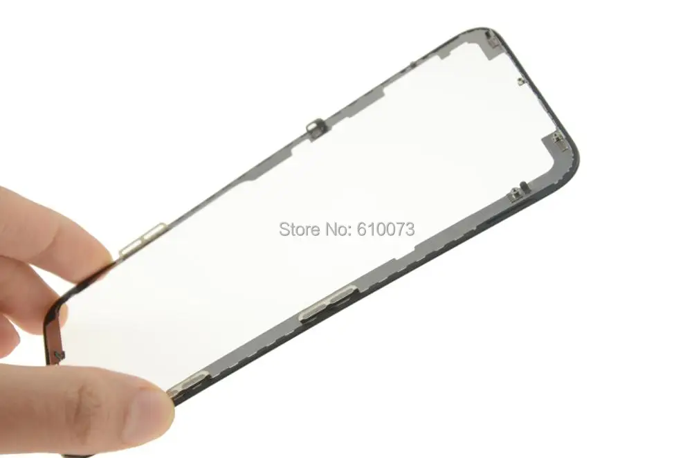 2 комплекта MAIJIEKE AAA переднее внешнее стекло с OCA+ рамка ободок с наклейками комплекты для iPhone X экран сенсорный экран Запасные части для ремонта