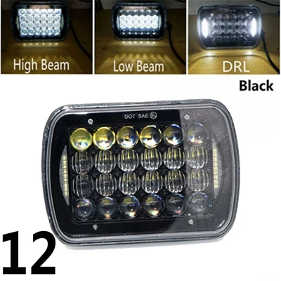 7x6 светодиодный головной светильник s H4 светильник для Suzuki Катана 750,1000 и 1100 - Цвет: Model 12 Black