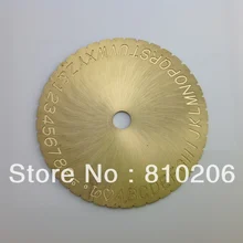 Буквы и цифры гравировка циферблат, гравировка по внутренней стороне кольца шрифт/Пластина для ювелира-693