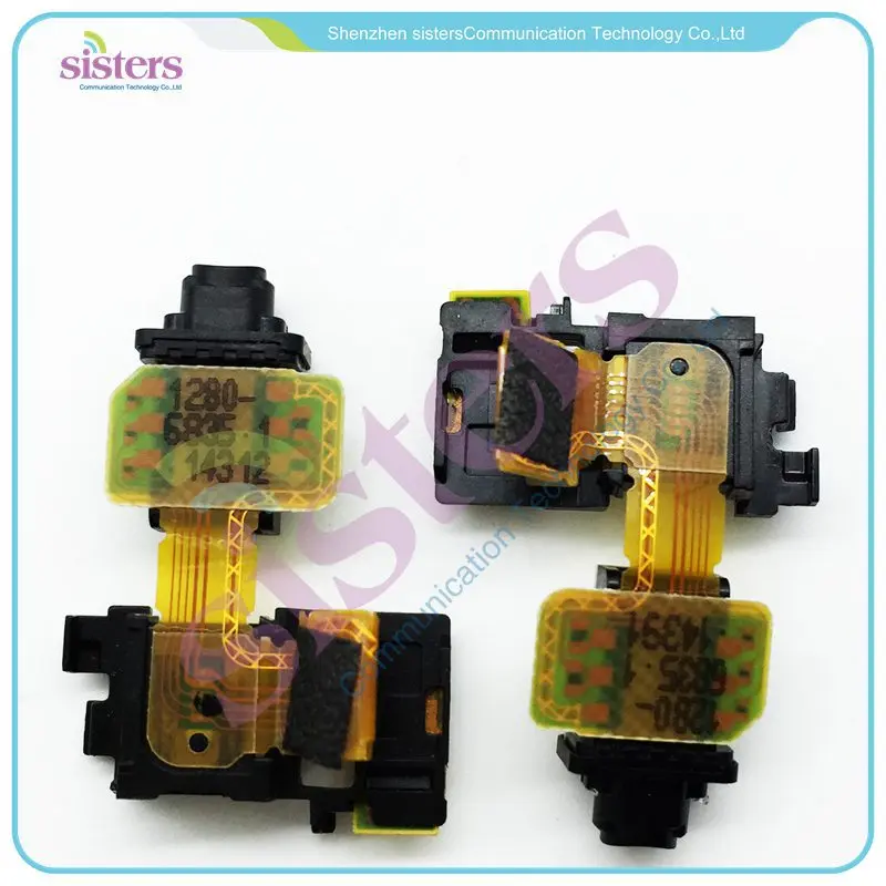 10PCS Wholesale Ear Earphone Headphone Jack Audio Flex Cable Repair Parts For Sony Xperia Z3 D6603 D6643 D6653 Free Shipping