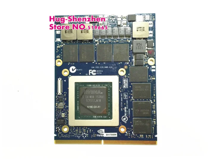 Новая Оригинальная графическая карта GTX 980M GTX980M с X образным кронштейном N16E GX A1 8 ГБ